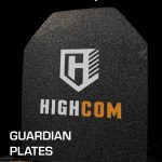 Image of HighCom Armor Guardian Plates Overview PDF catalog with hard armor plate and company logo