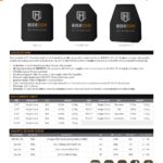 HighCom Armor Guardian 3s11m Hard Armor Plate Product Spec PDF page