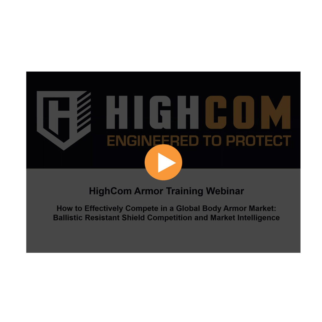 HighCom Armor Training Webinar Screenshot