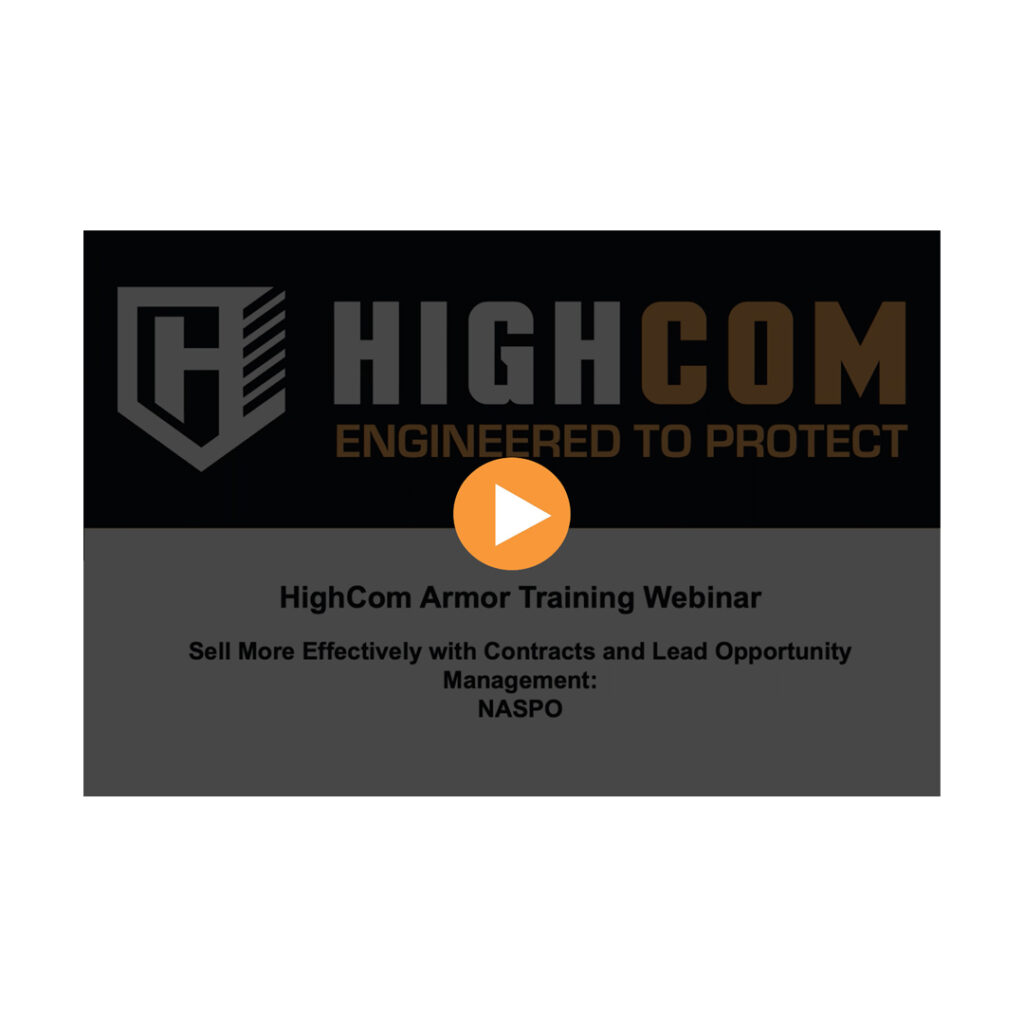 HighCom Armor Training Webinar Screenshot